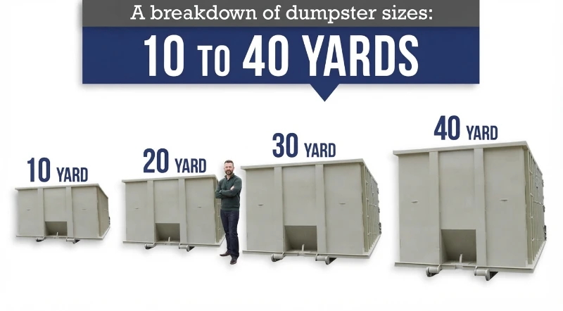 Roll-off dumpster sizes for a better project selection in Asheville NC