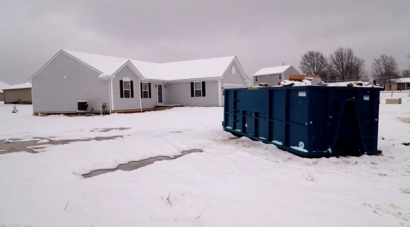 Residential Dumpster rental for snow storm cleanouts