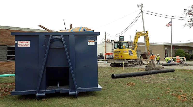 Largest commercial mega projects roll off dumpster rentals Asheville industrial build sites