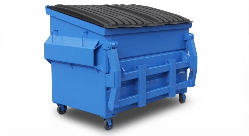Front-load dumpster for commercial waste collection